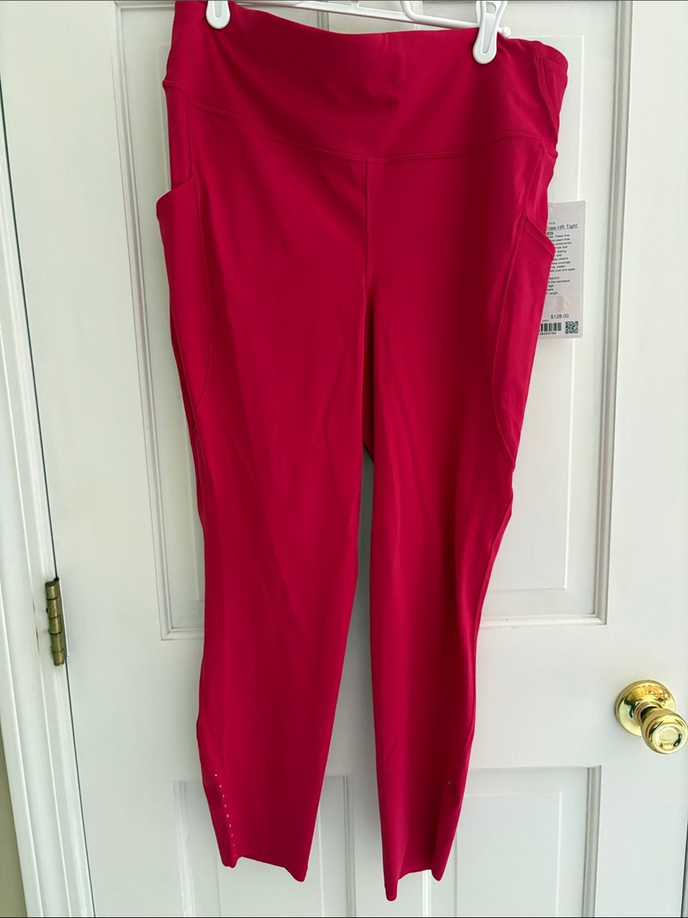 Lululemon fast and free rights Leggings in Fuchsia size 14 bnwt